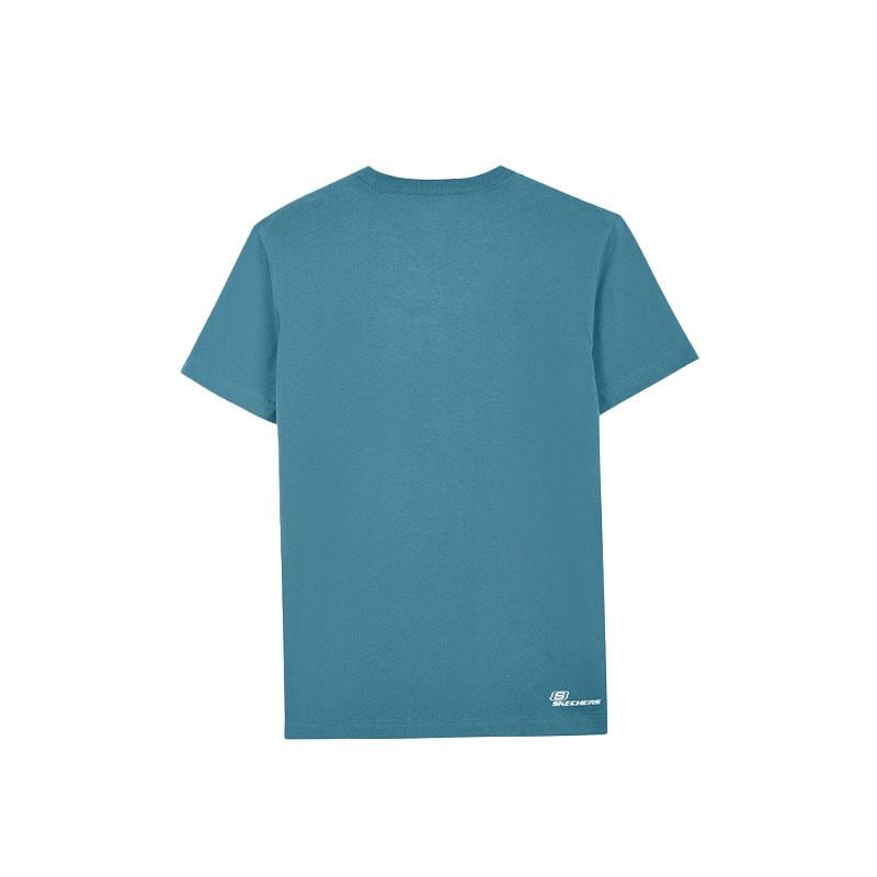 Skechers M Graphic Tee Erkek T-Shirt S212196-405 Yeşil
