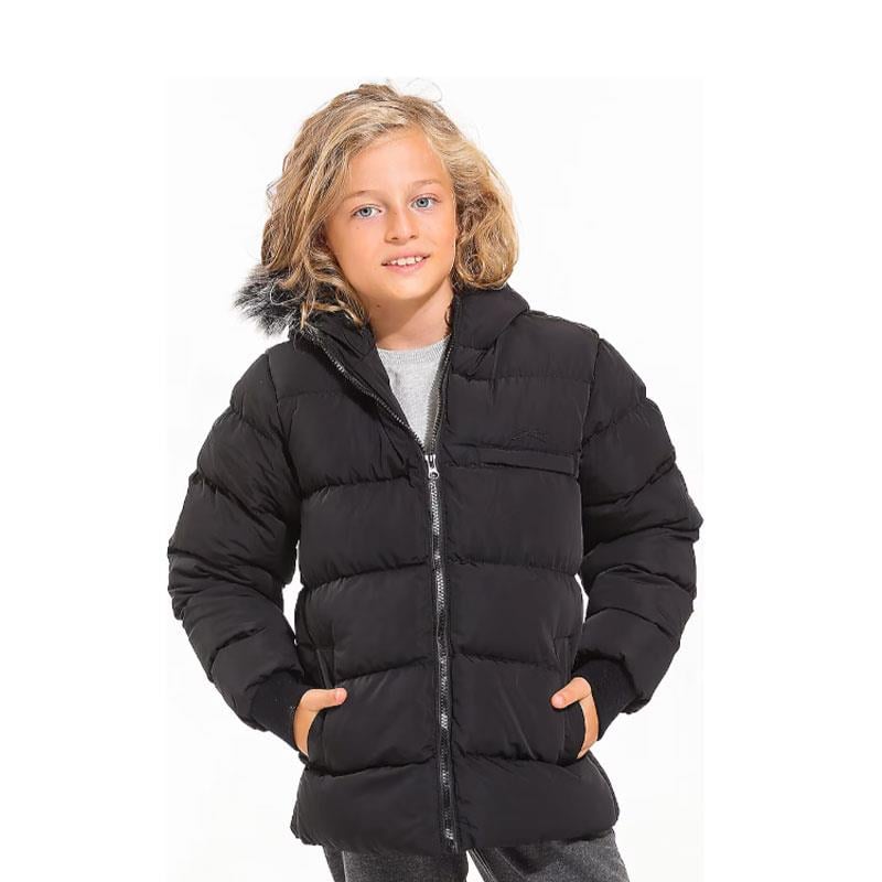 Slazenger Calisto Çocuk Mont ST21JC006-500 Siyah