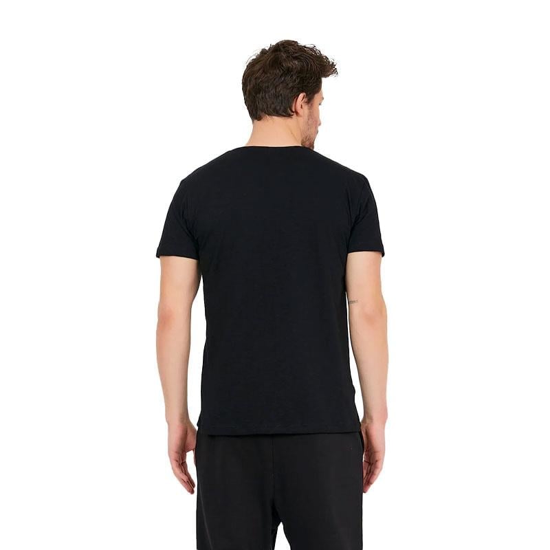 Slazenger SARGON I-Siyah Erkek T-Shirt ST11TE200-500 Siyah