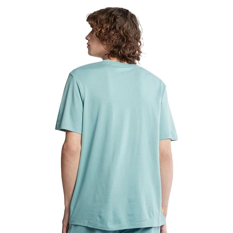 Timberland Ss Graphic Tee Erkek T-Shirt TB0A26W8G991 Mavi