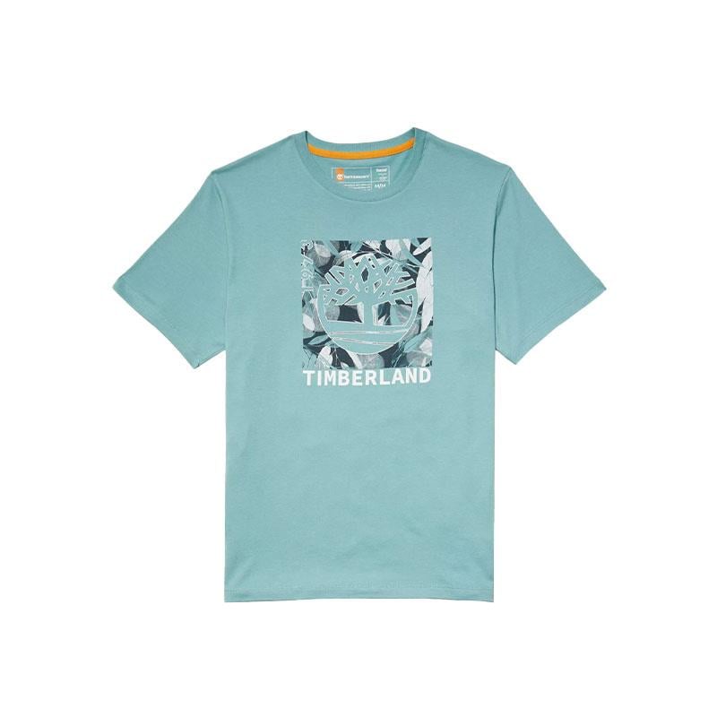 Timberland Ss Graphic Tee Erkek T-Shirt TB0A26W8G991 Mavi