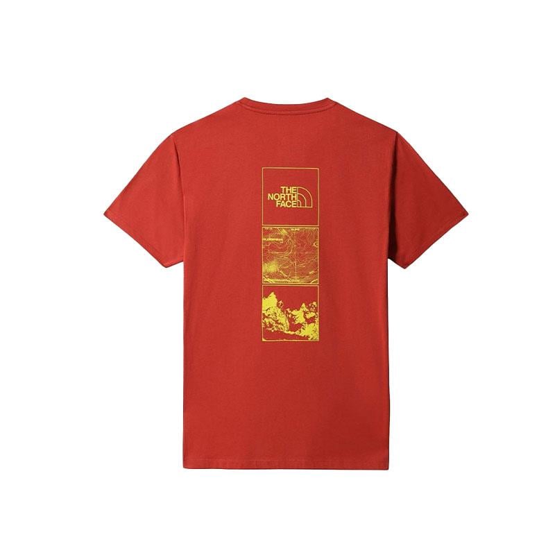 Tnf M Foundation Graphic Tee S-S Erkek T-Shirt NF0A55EFUBR1