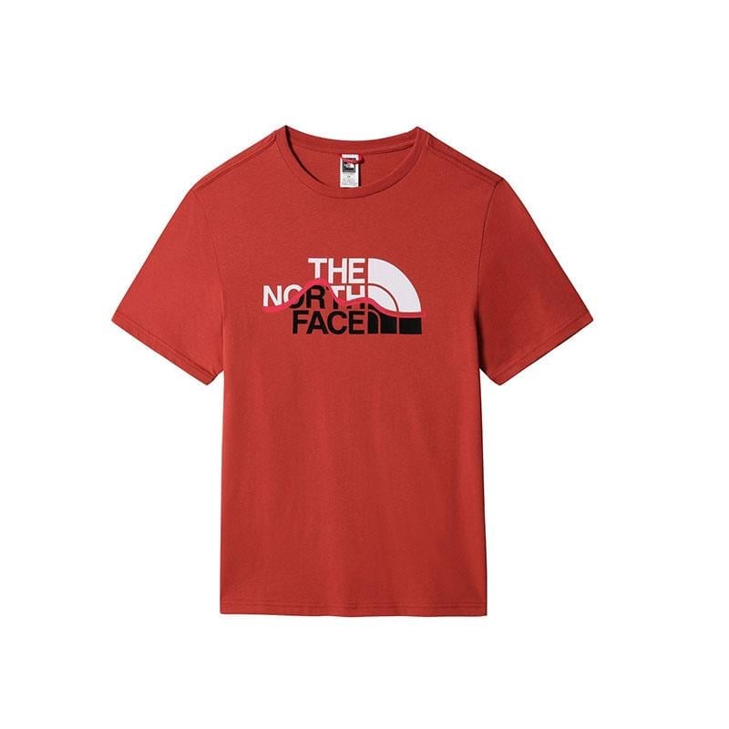 Tnf M S-S Mountain Line Tee Erkek T-Shirt NF00A3G2UBR1