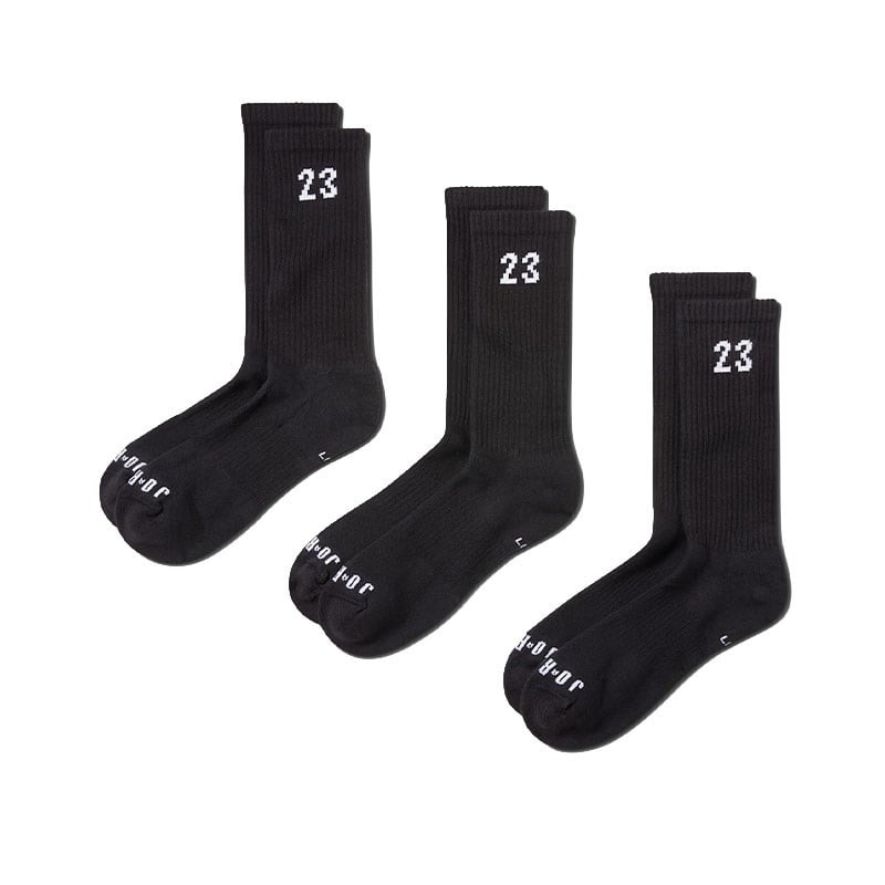 U Jordan Essentıal Crew 3Pr Unisex Çorap DA5718-010 Siyah DA5718-010 Çorap