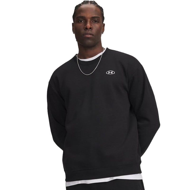 Under Armour Rival Flc Crew Erkek Sweatshirt Siyah 6013447-008