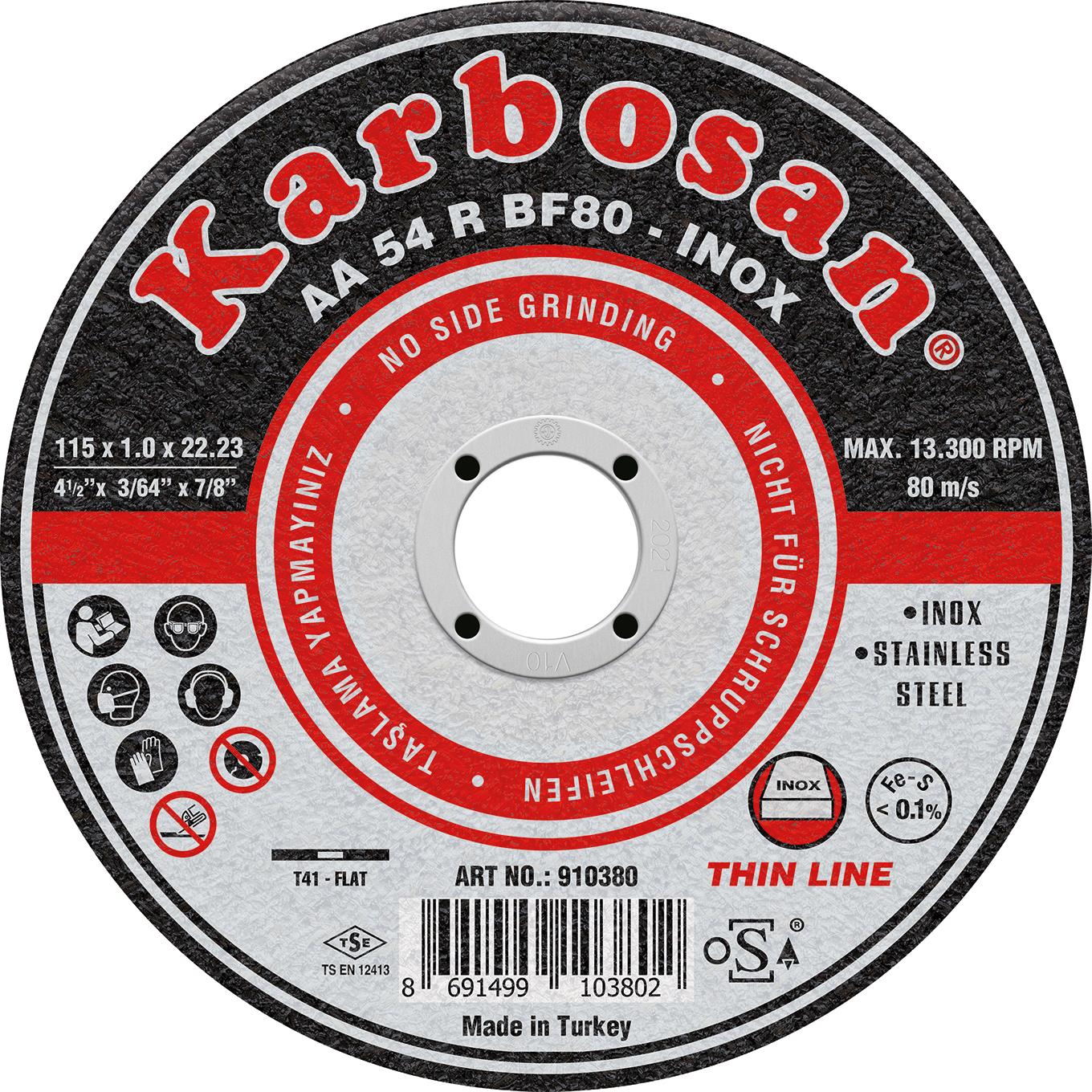 115.1.22 INOX DUZ THINLINE KESICI