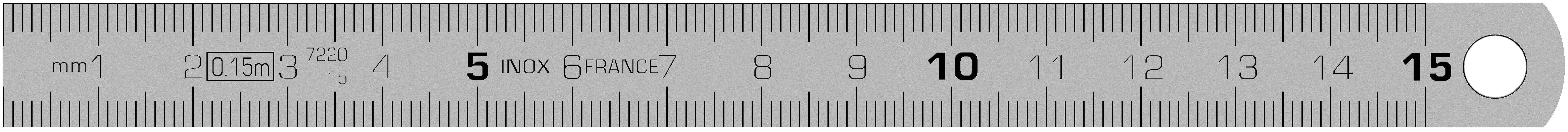 Çelik Metre Dar 15 cm
