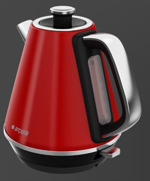Arçelik KL 6422 Retro 2200 W 1.7 L Kettle Kırmızı