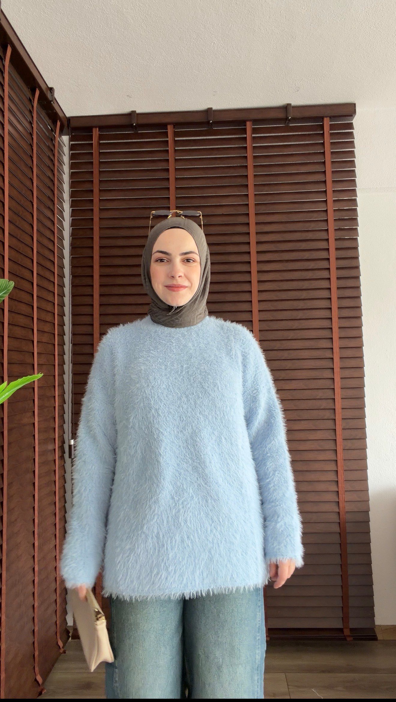 BEBE MAVİ  PELUŞ TRİKO 