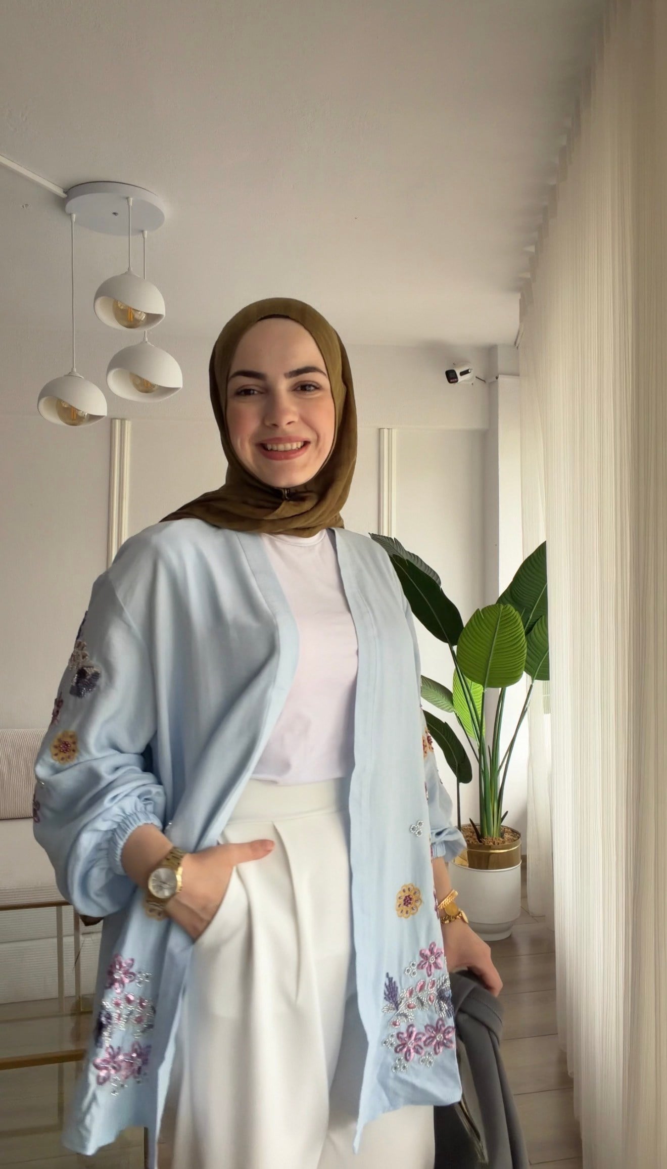 BEBE MAVİSİ OTANTİK KİMONO