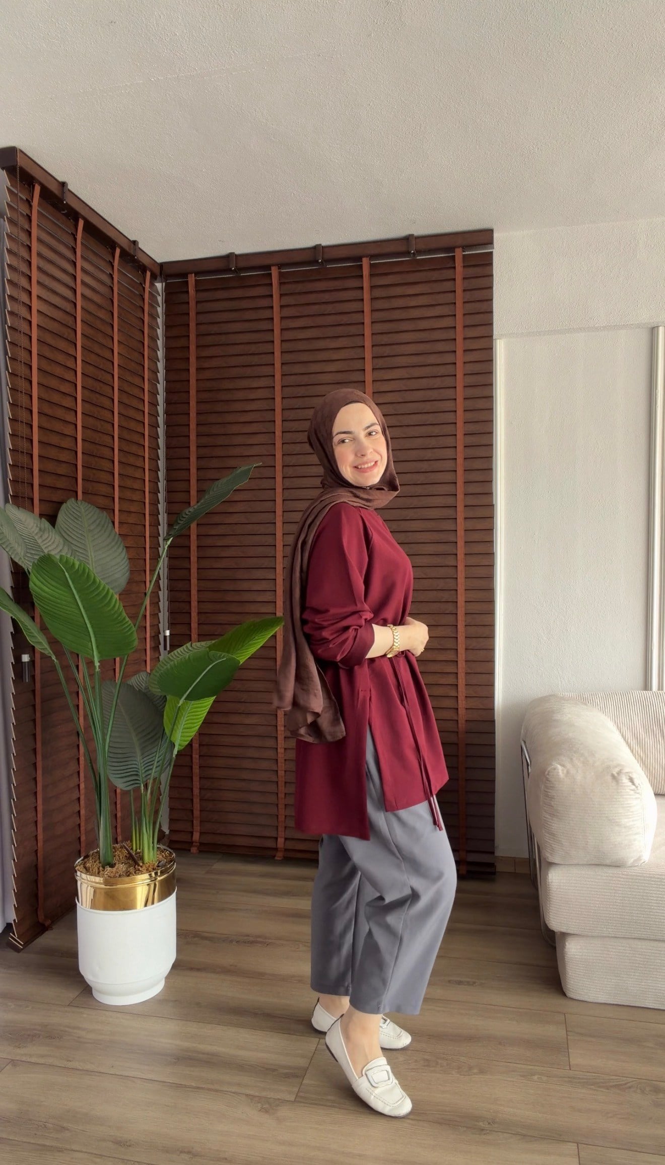 BORDO  AURA SWEATSHİRT 