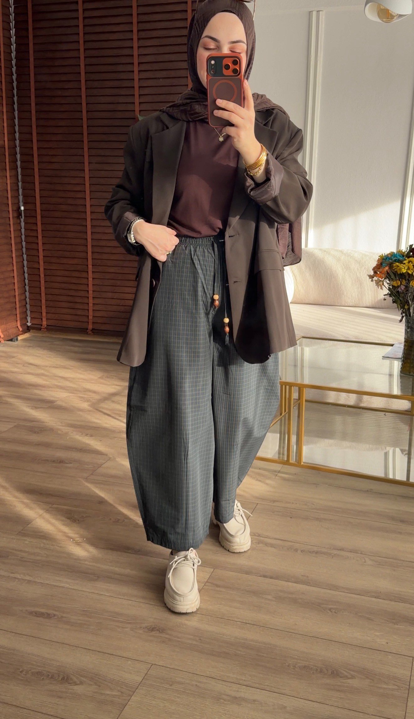PETROL MAVİSİ EKOSE ŞALVAR MODEL PANTALON 