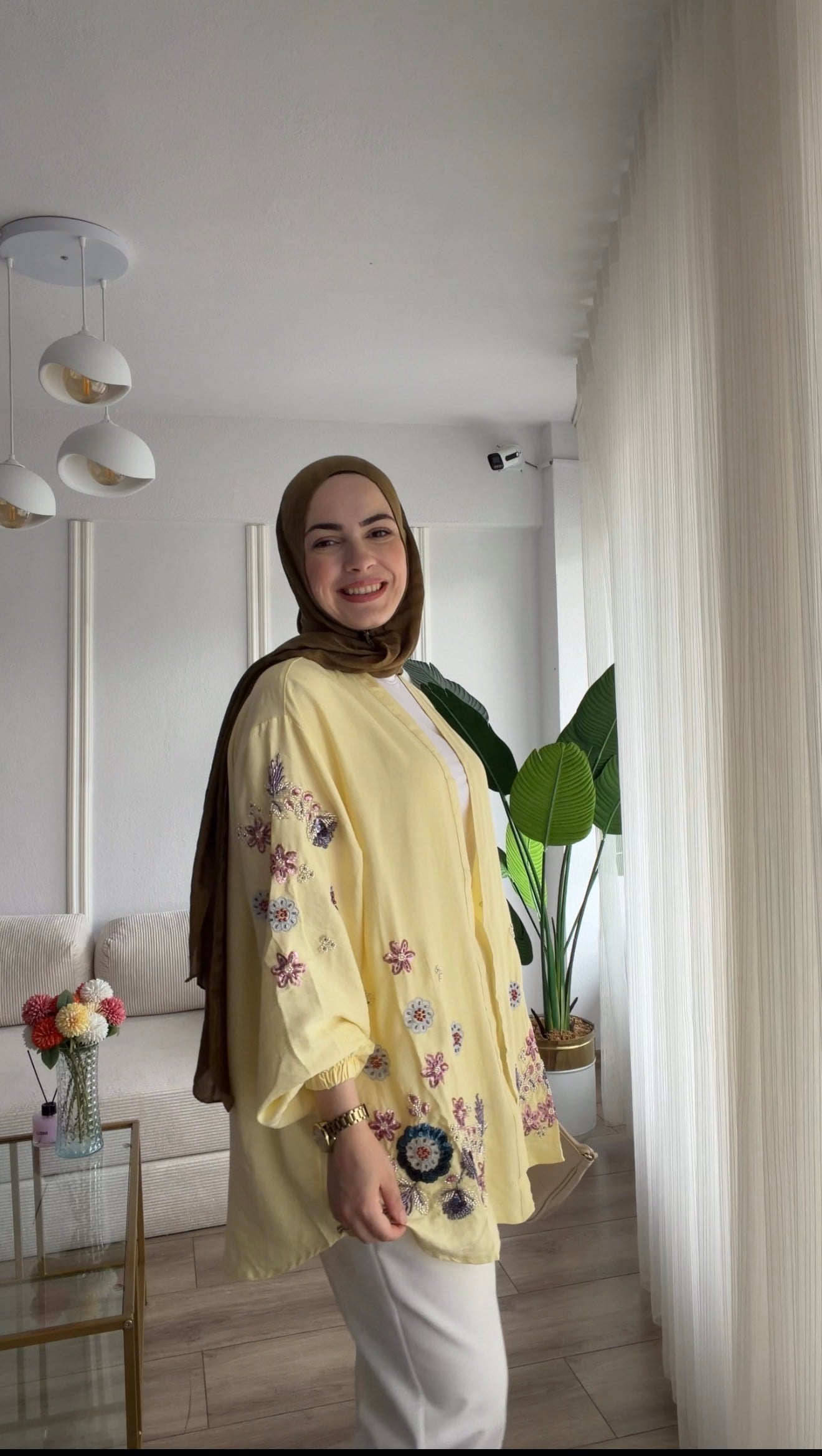 SARI OTANTİK KİMONO