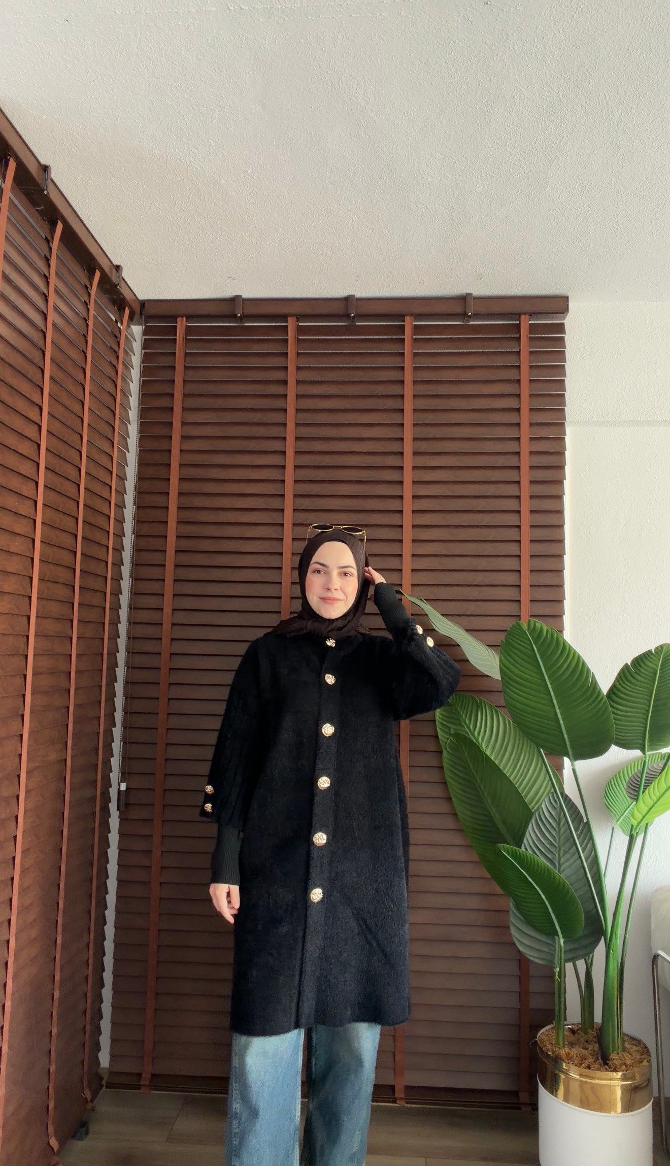 SİYAH ANGORA KAP 