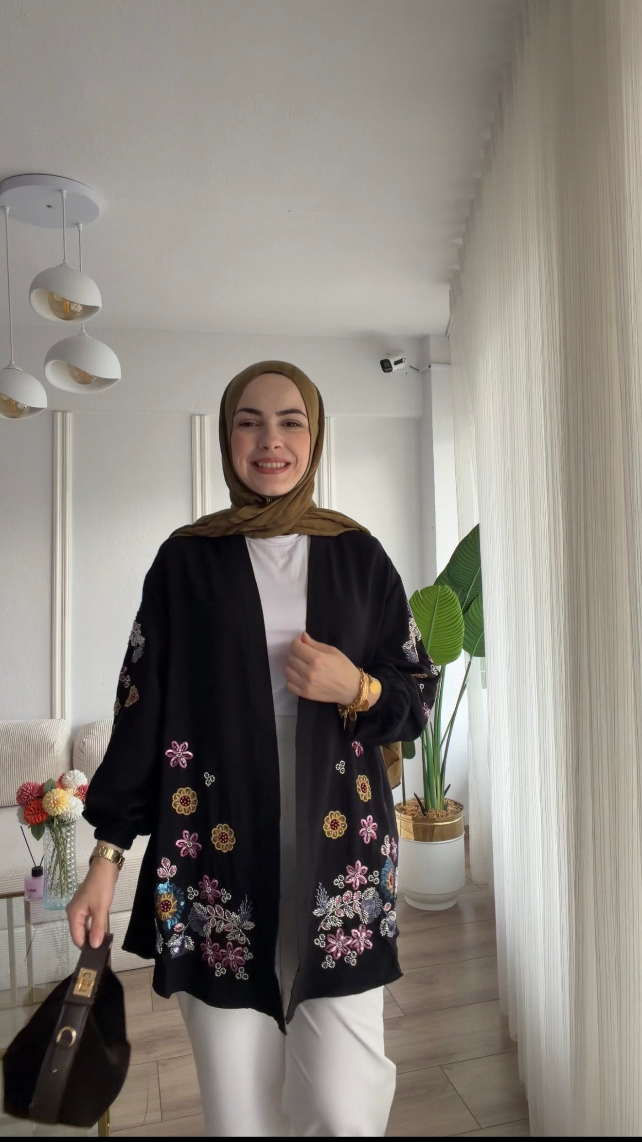 SİYAH OTANTİK KİMONO