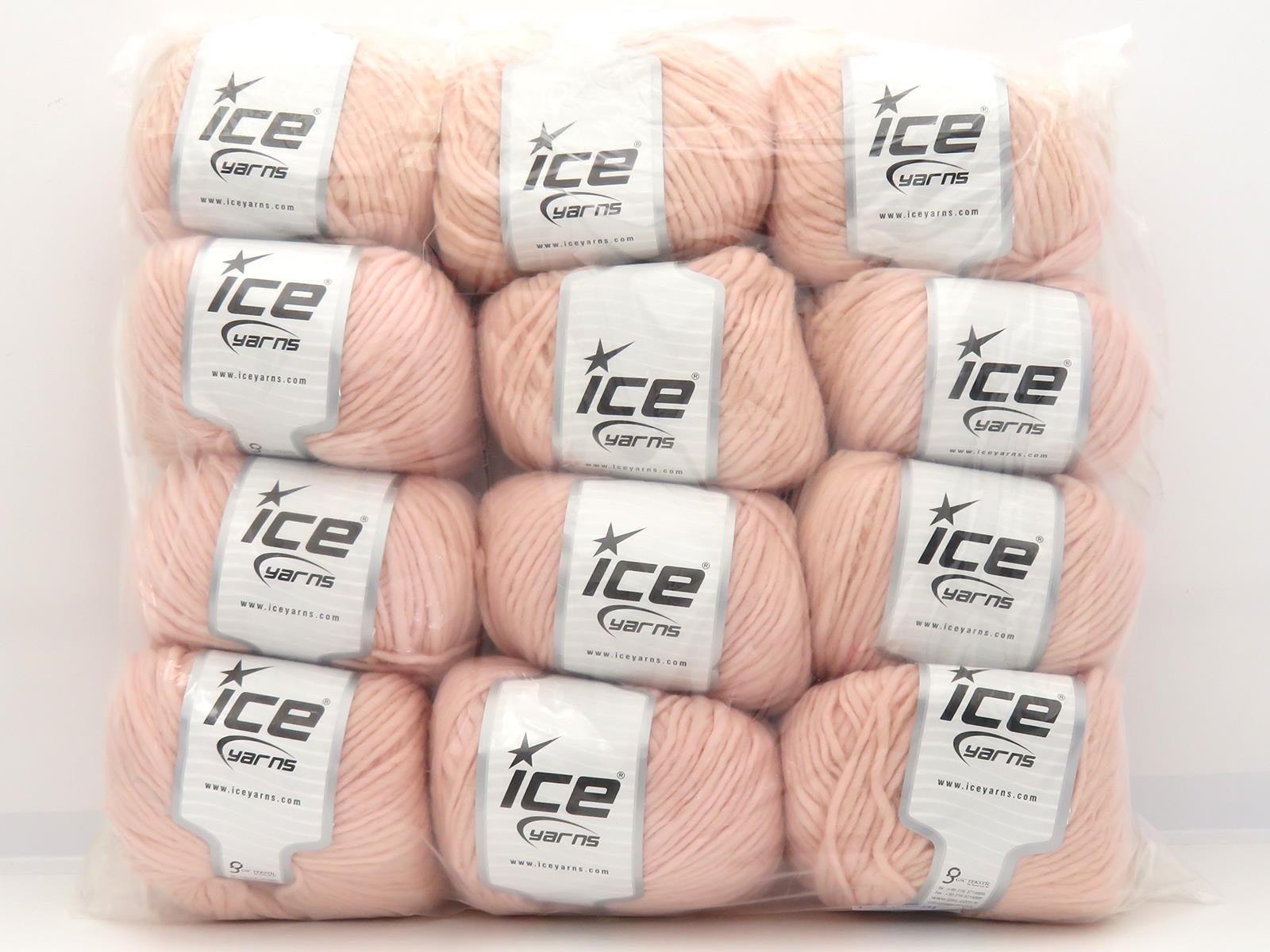 1200 gr ICE YARNS Pure Wool Bulky Yarns MIXED LOT (100% Wool) Yarn Multicolor