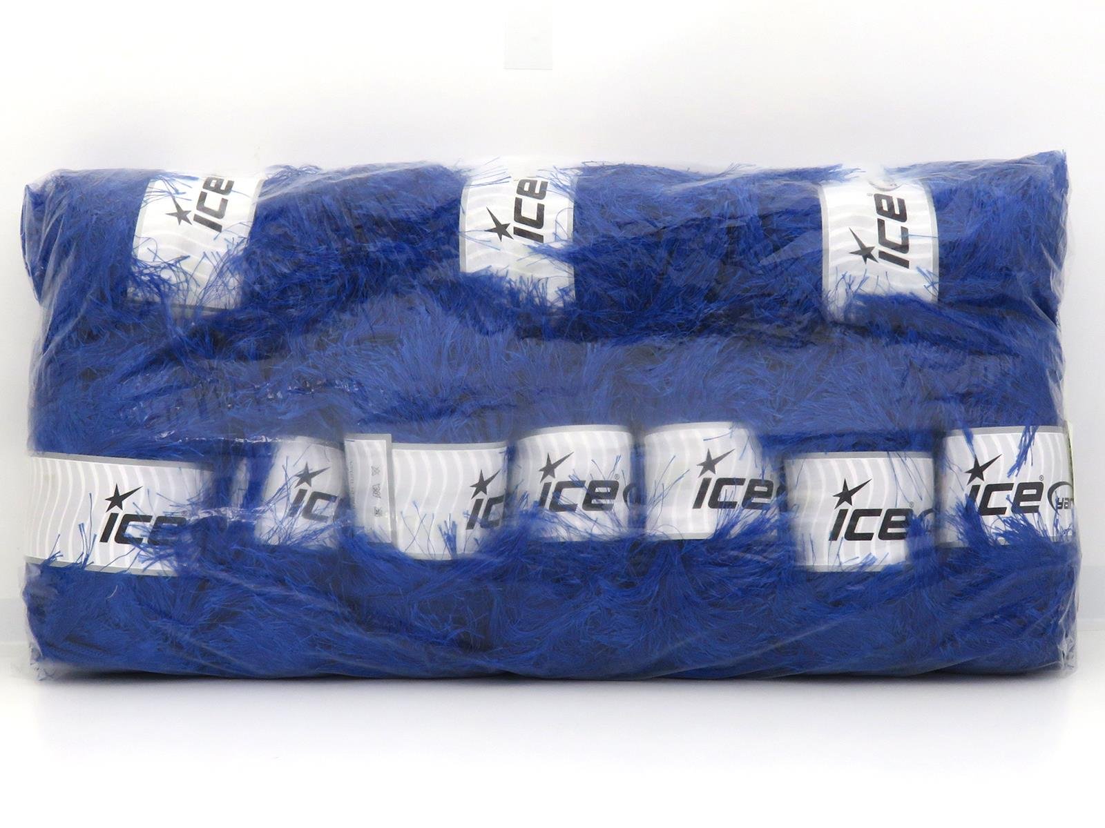 2000 gr ICE YARNS Eyelash Superbulky Yarns MIXED LOT Yarn Multicolor