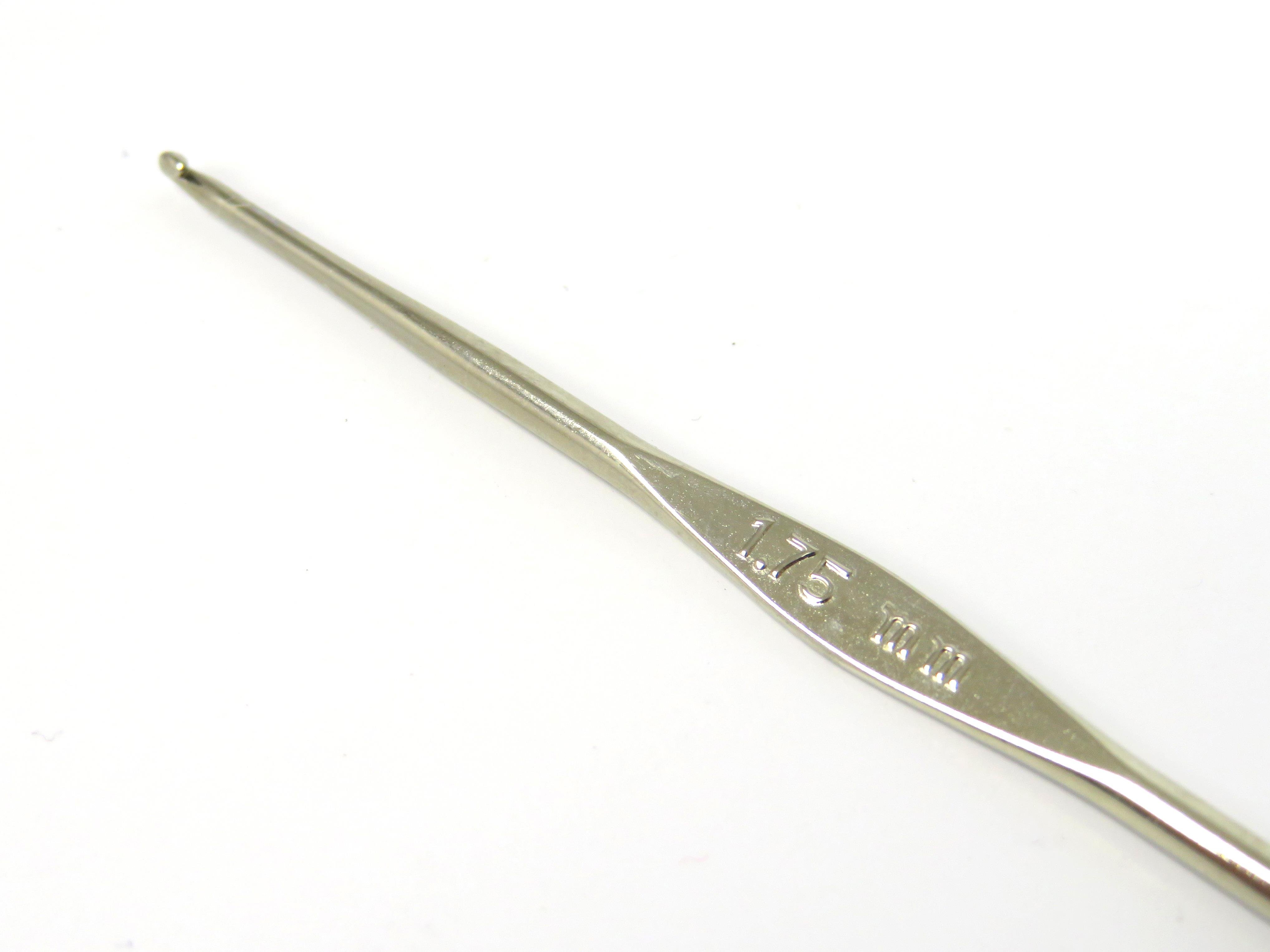 25 gr ICE YARNS #2 - 1.75 mm SALE METAL CROCHET HOOK Hand Knitting Yarn .