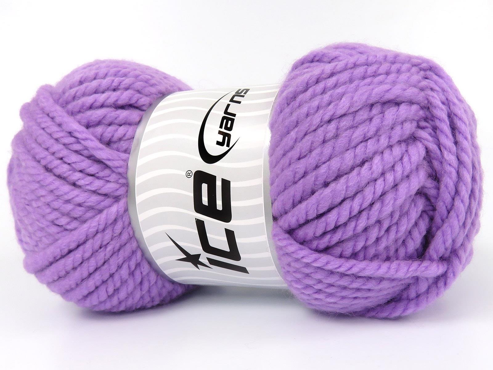 250 gr ICE YARNS ALPINE XL Hand Knitting Yarn Lilac