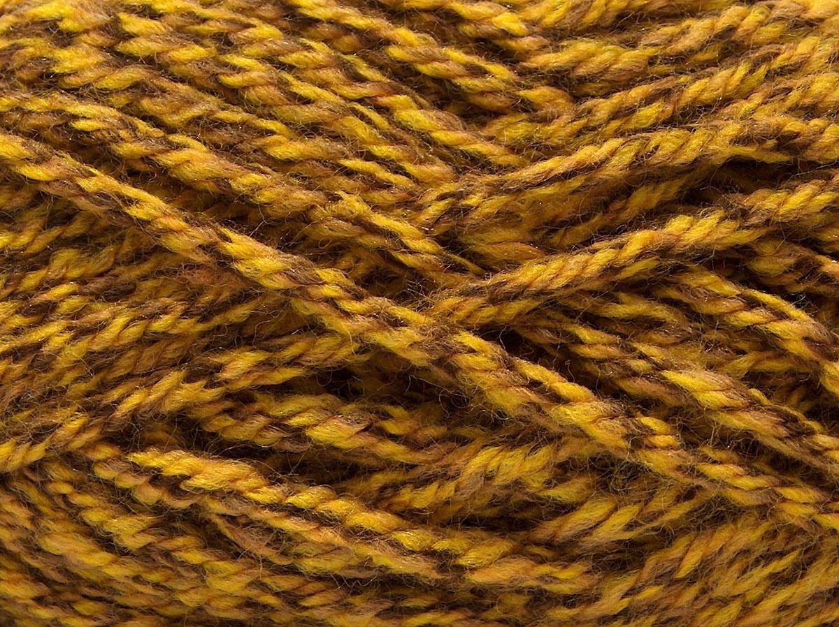 2x150gr. BURGESS Akrilik, Yün Koyu Kahverengi, Altın tonları Kışlık, Yün, Düz iplikler, Çok Kalın, Batik Desenli, Akrilik