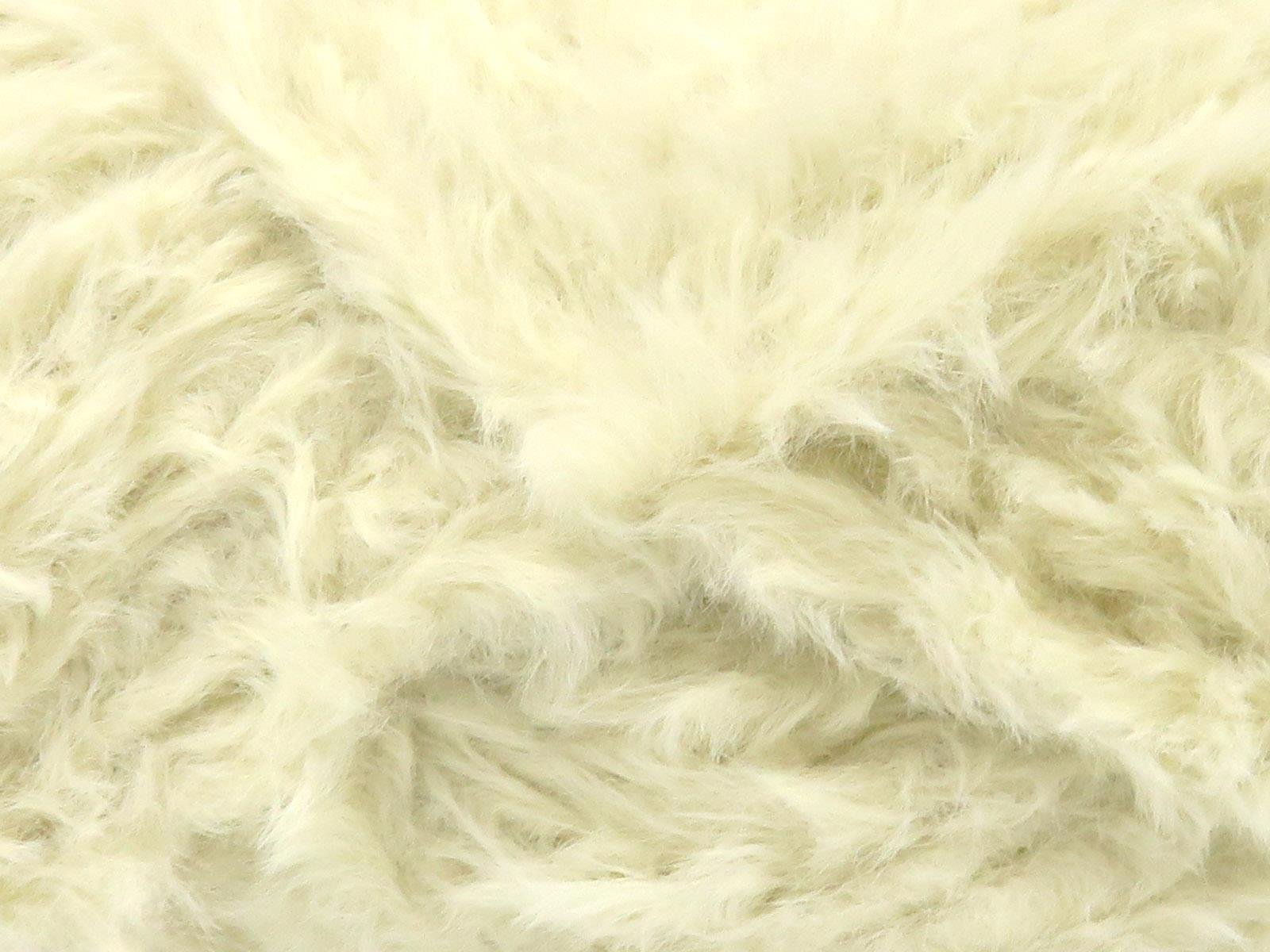 3x100gr. BUNNY FUR  Açık Krem Yumoş, Sakallı, Kışlık, Çok Kalın