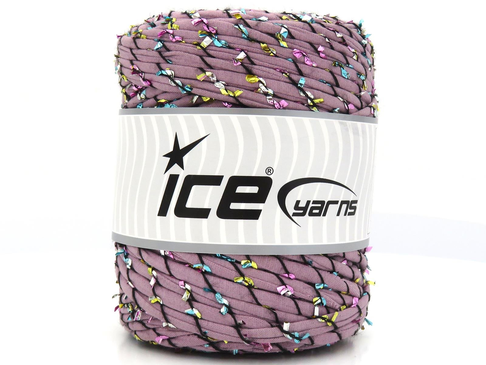 430 gr ICE YARNS Metallic Lurex Types MIXED LOT Hand Knitting Yarn Multicolor