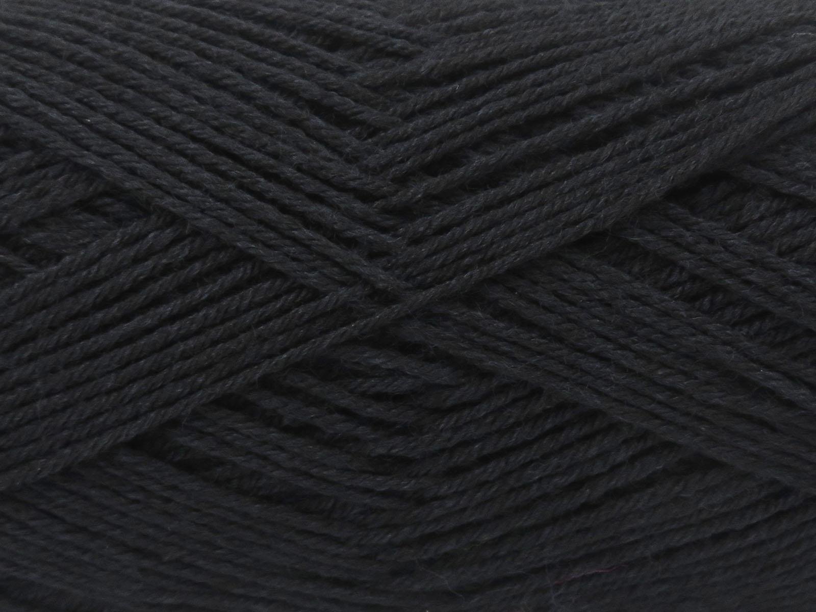 4x100gr. BAMBOO SOCK UNICOLOR Siyah Bambu Çok İnce, Yün, Yazlık İplikler, Bambu, Merino Yün, Makina Yıkama