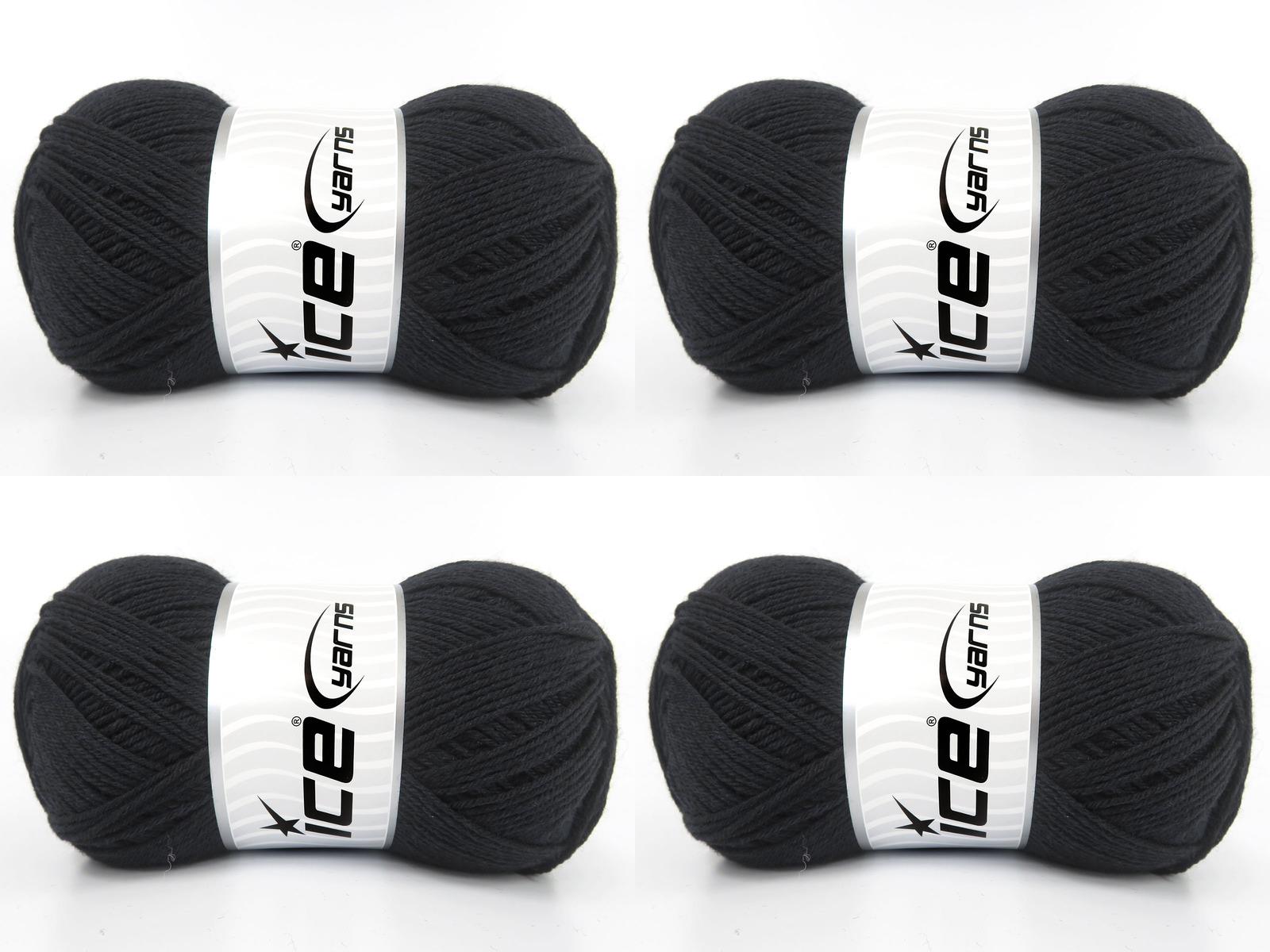 4x100gr. BAMBOO SOCK UNICOLOR Siyah Bambu Çok İnce, Yün, Yazlık İplikler, Bambu, Merino Yün, Makina Yıkama