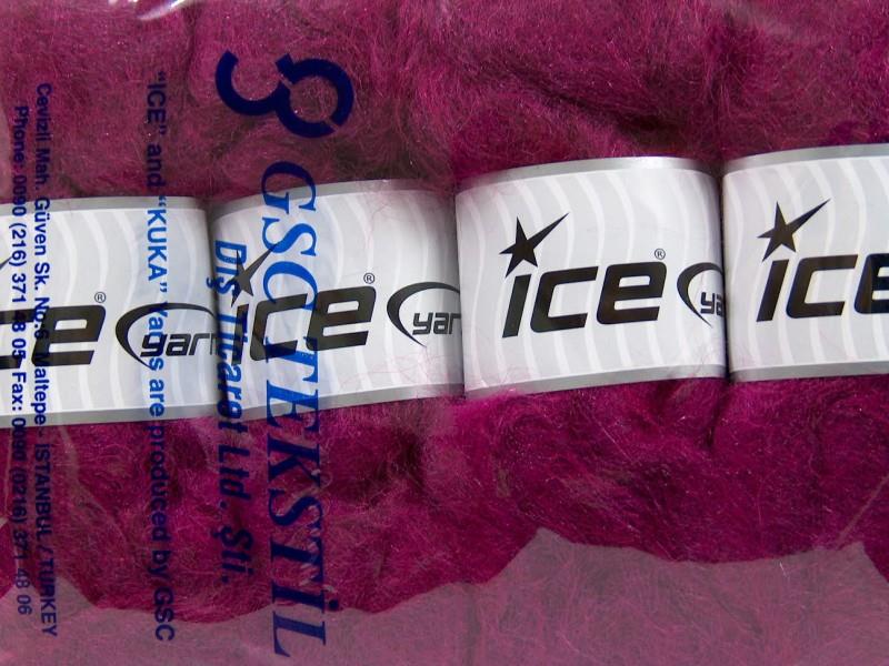 4x100gr. BERMUDA MOHAIR Fuşya Akrilik, Tiftik Kışlık, Tiftik