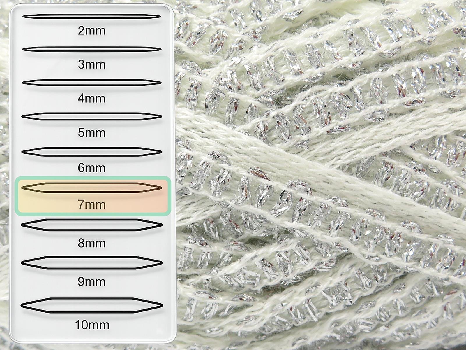 4x100gr. FLAMENCO Ekru Simli, Akrilik Fular - Şal, Metalik Simli, Kışlık, Çok Kalın, Akrilik