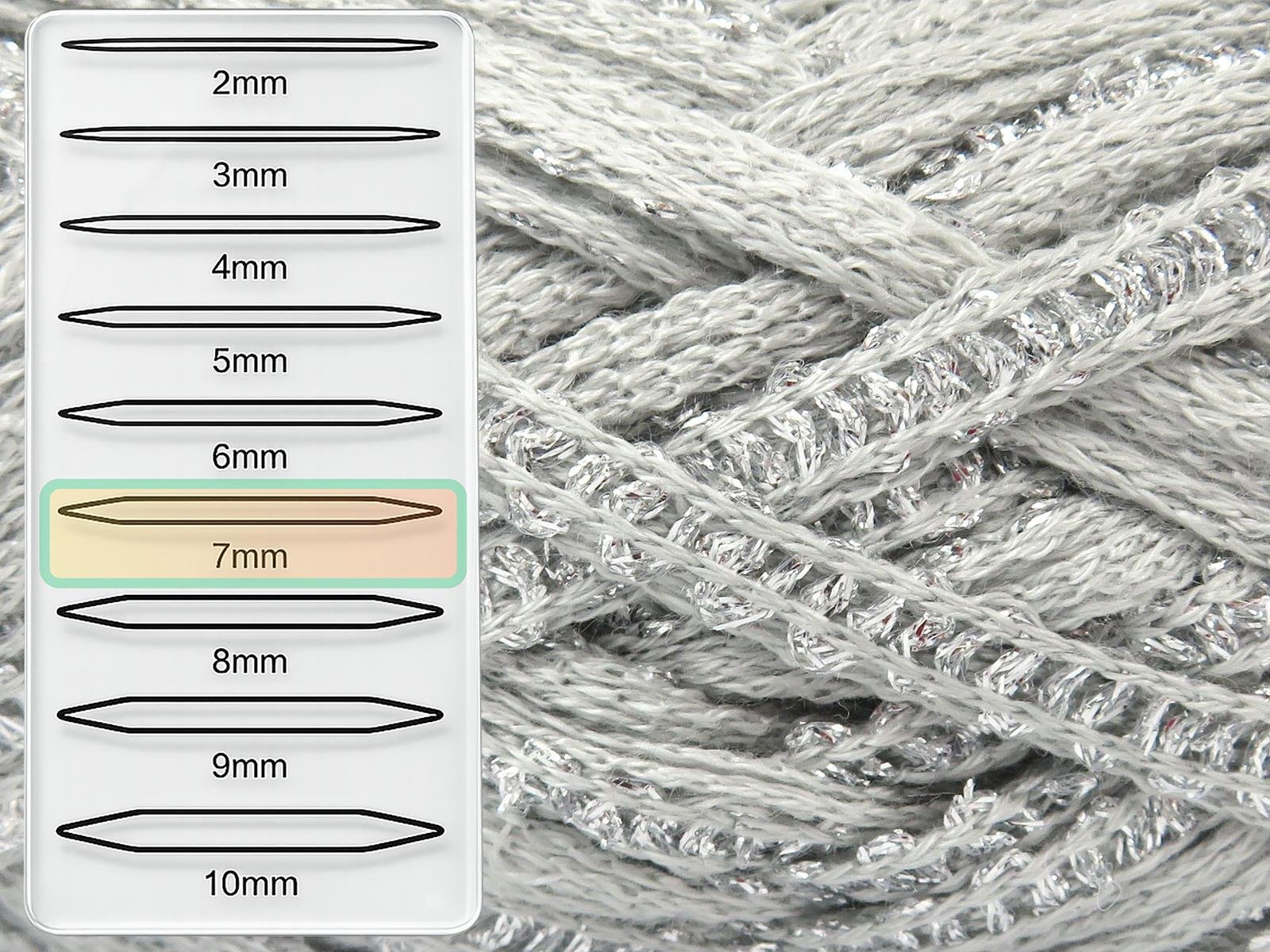 4x100gr. FLAMENCO Gri Simli, Akrilik Fular - Şal, Metalik Simli, Kışlık, Çok Kalın, Akrilik