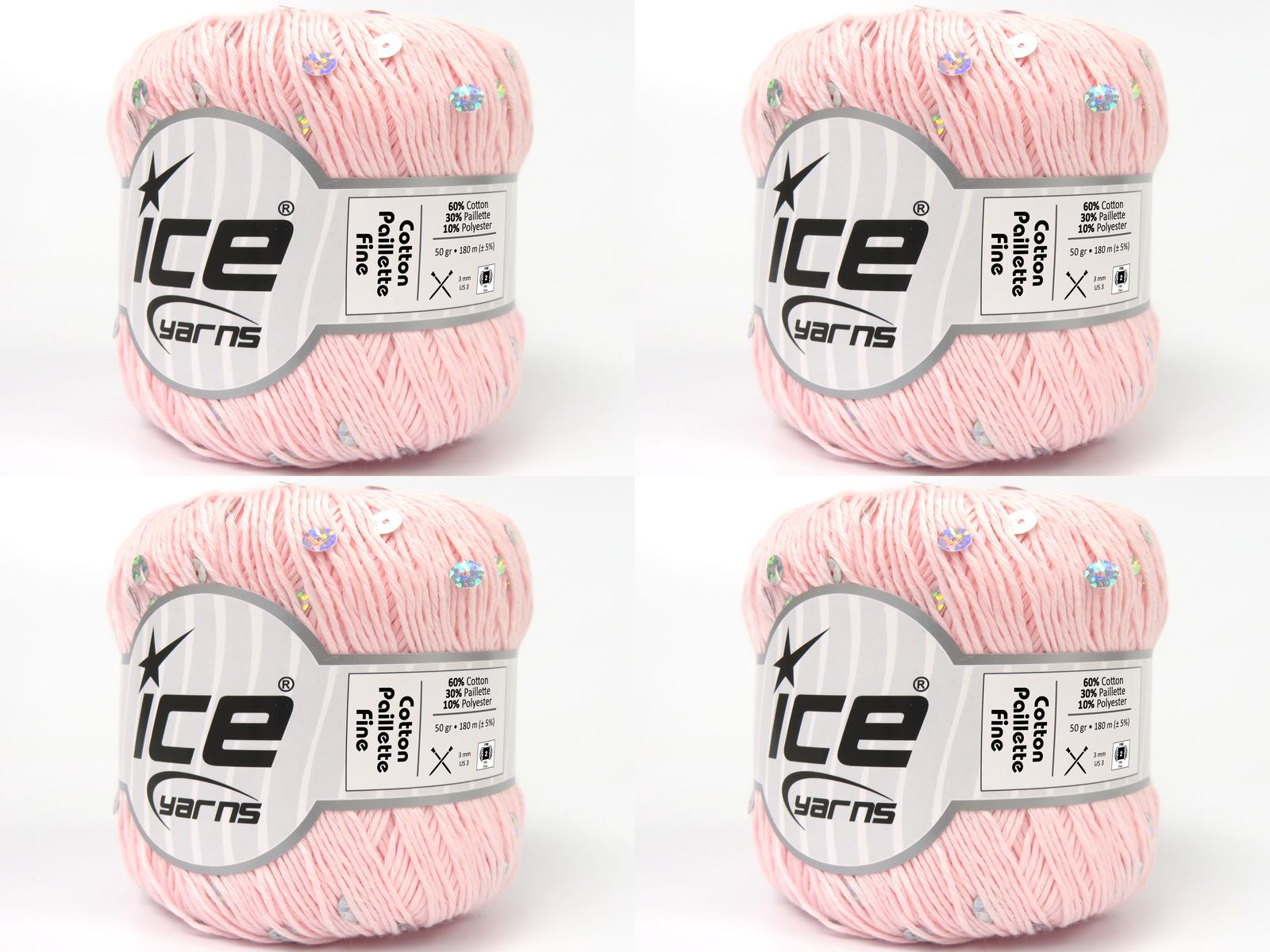 4x50gr. COTTON PAILLETTE FINE