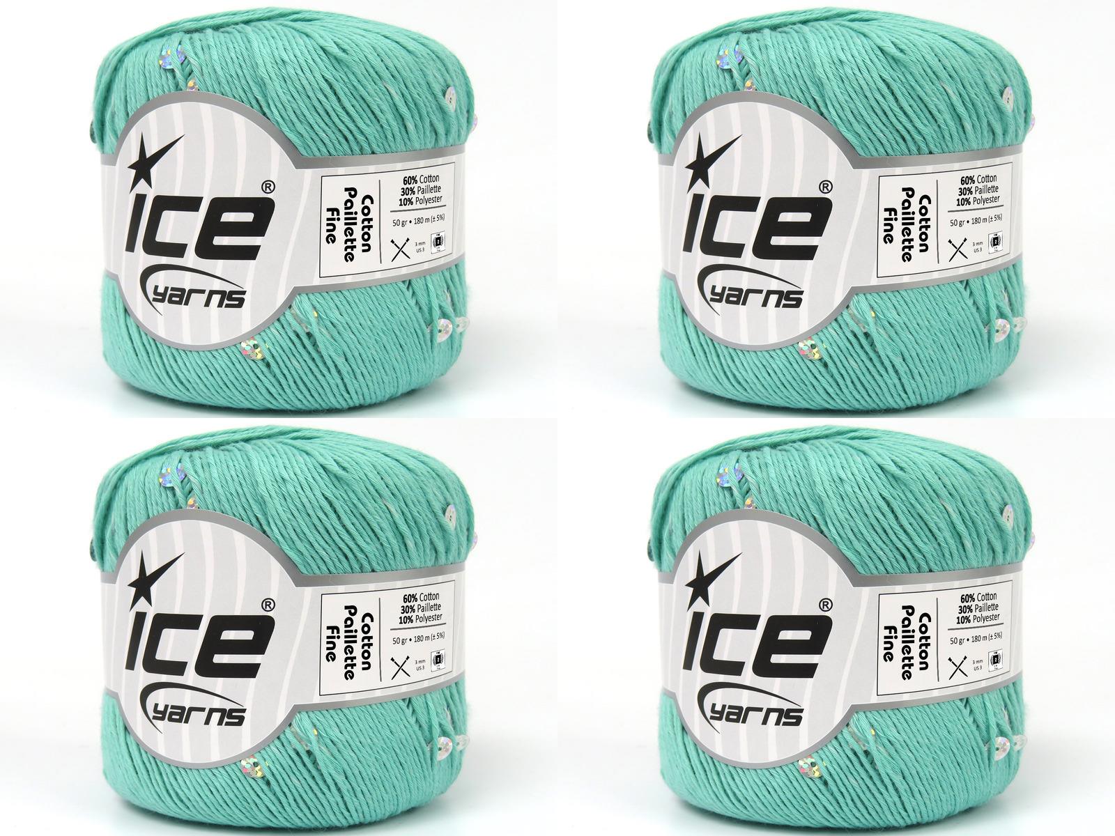 4x50gr. COTTON PAILLETTE FINE