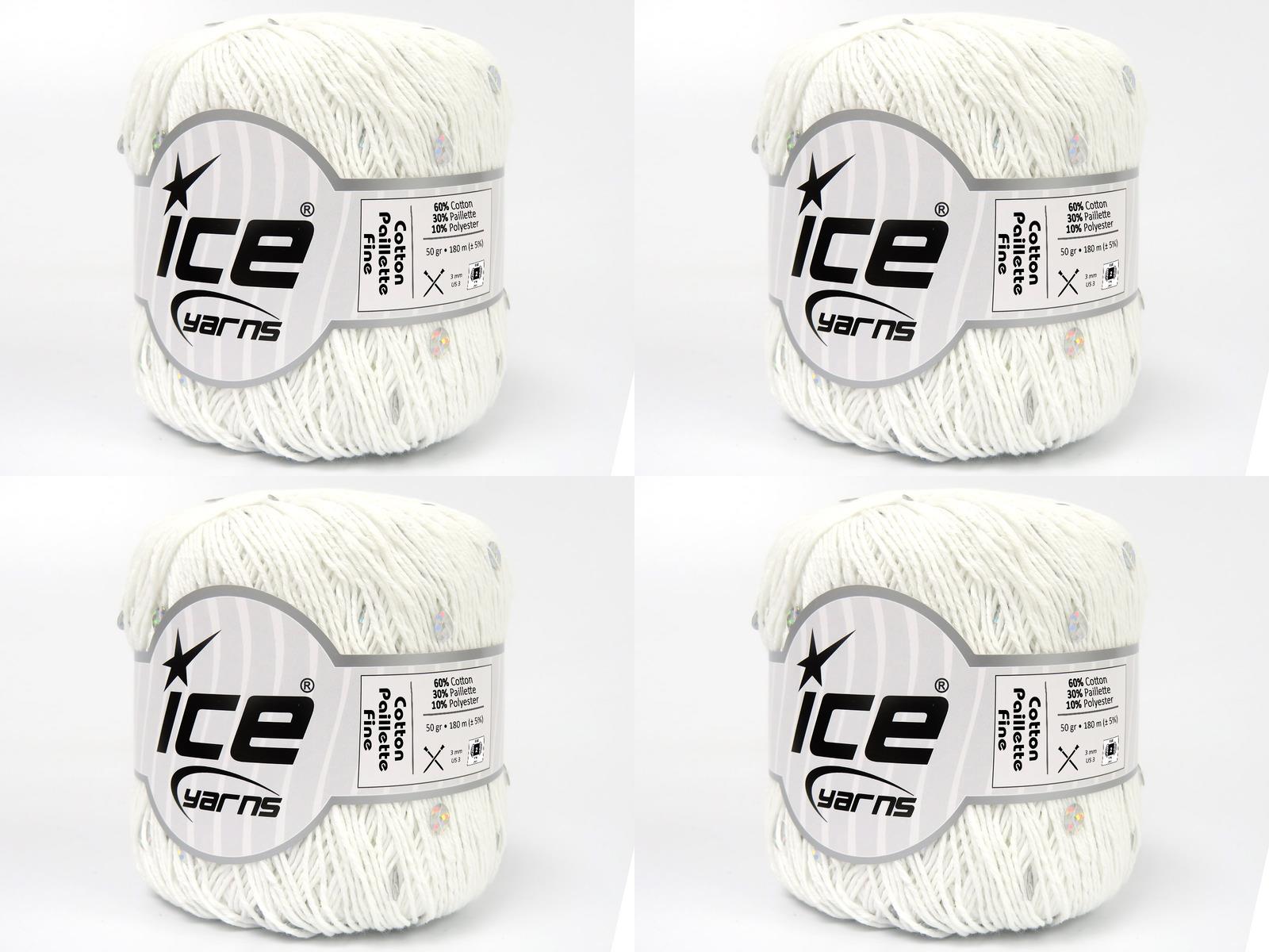 4x50gr. COTTON PAILLETTE FINE