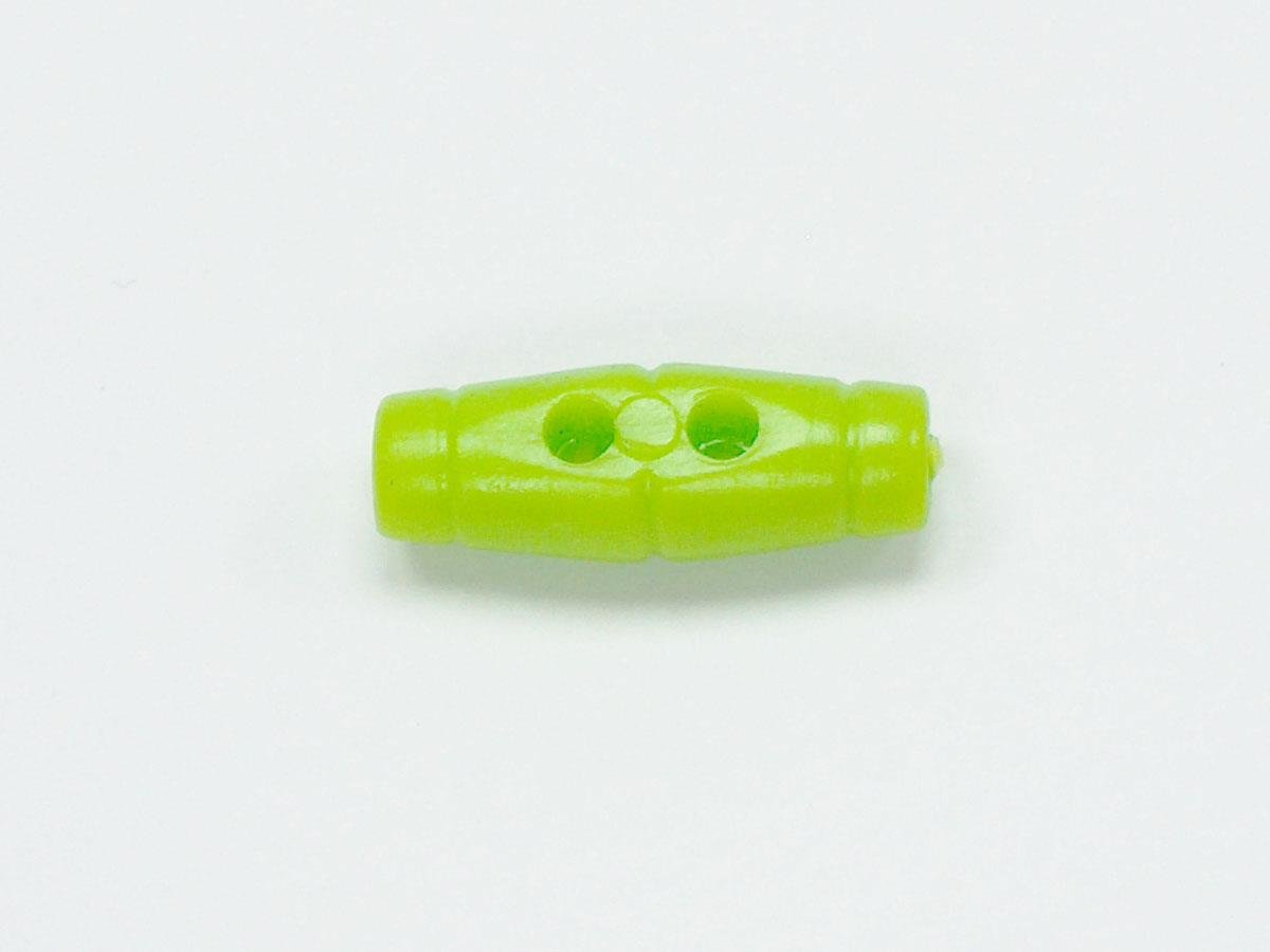 5 Shepherd Buttons Green 15mm long