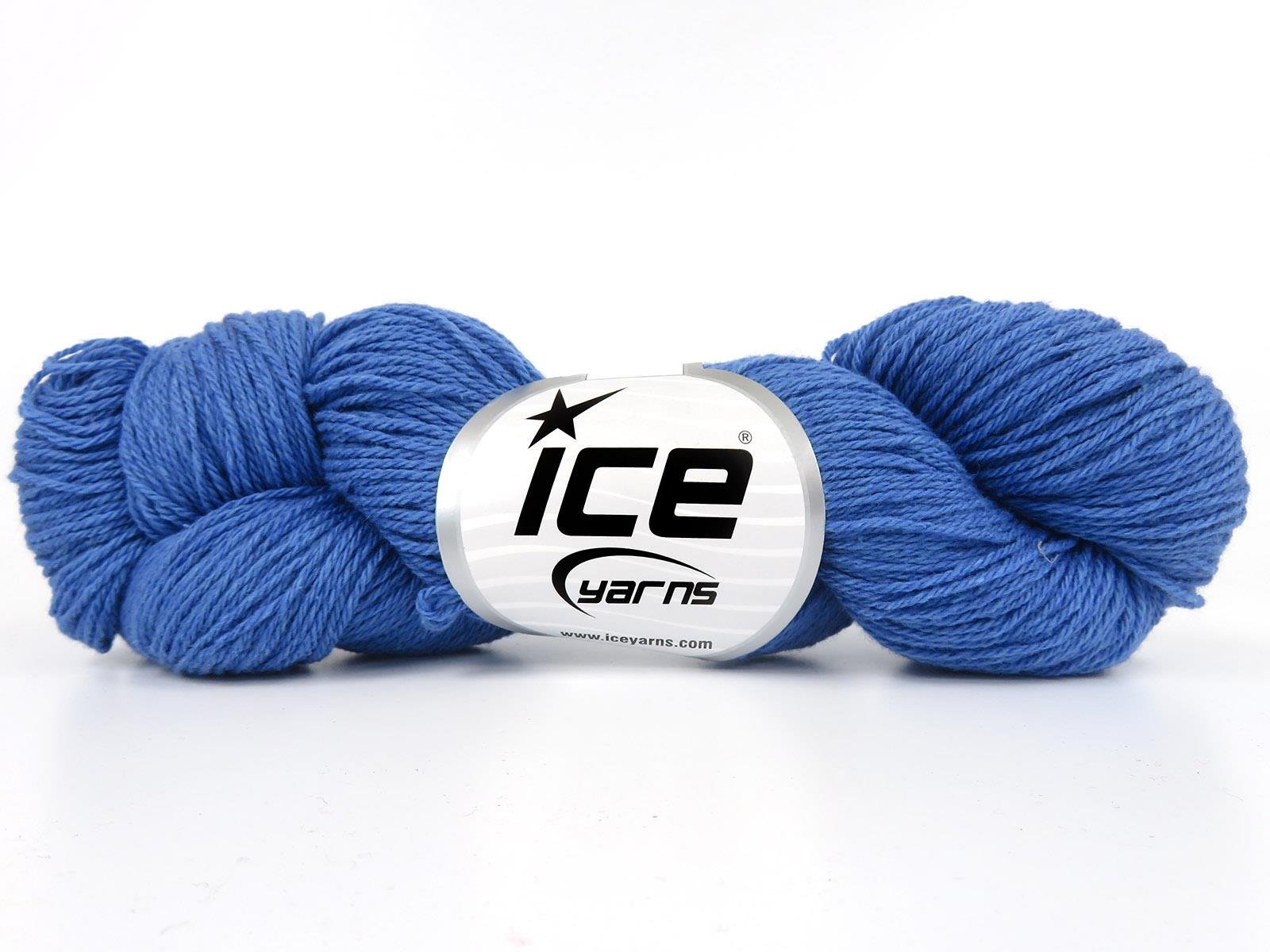 6x50gr. MERINO COTTON Mavi Organik Pamuk, Merino Yün Lüks, Kışlık, Yün, Organik Pamuk, Pamuk, Merino Yün