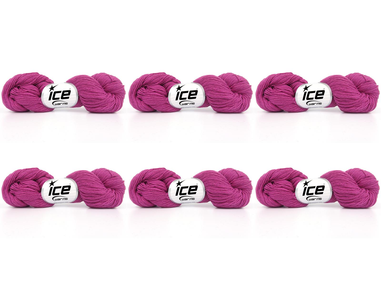 6x50gr. MERINO COTTON Şeker pembe Organik Pamuk, Merino Yün Lüks, Kışlık, Yün, Organik Pamuk, Pamuk, Merino Yün