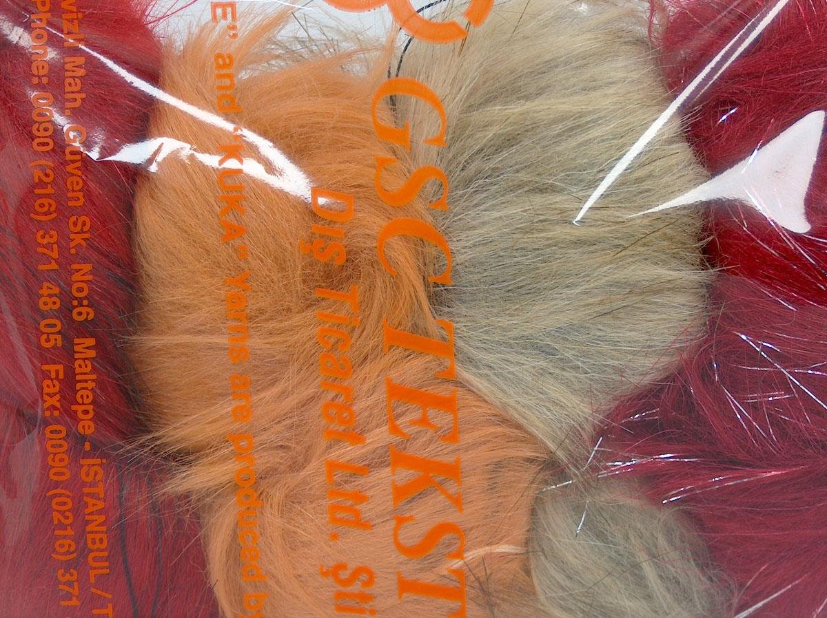 8 Faux Fur PomPoms Mixed Lot