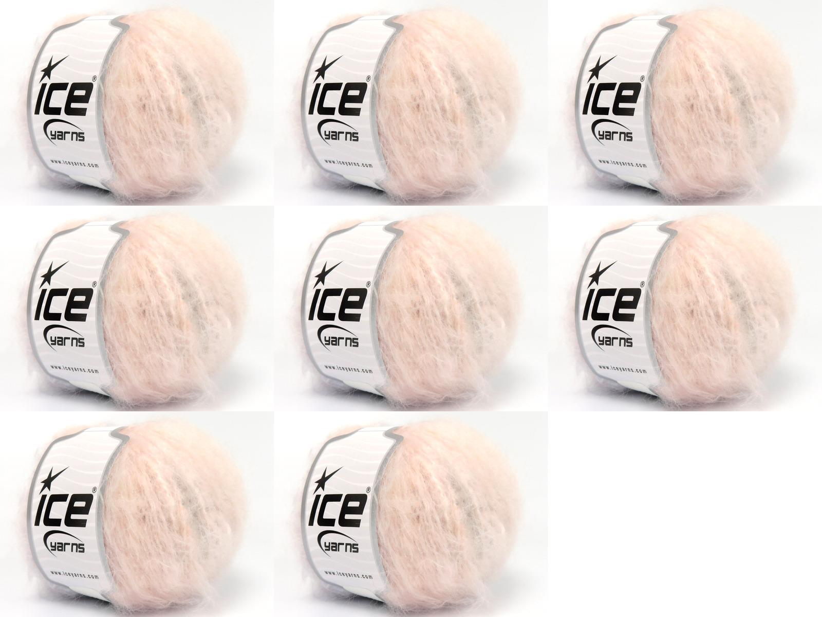 8x50gr. CHANCY MOHAIR Tiftik, Akrilik Açık Gri, Açık Mavi, Açık Pembe, Ekru Kışlık, Yün, Tiftik, Batik Desenli, Worsted