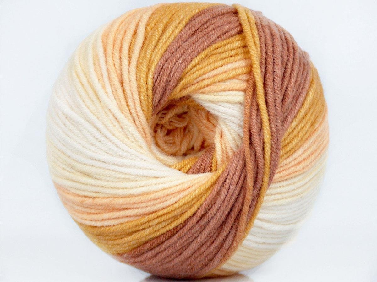 Alara Batik Cream, Gold, Copper, Light Salmon, Light Yellow