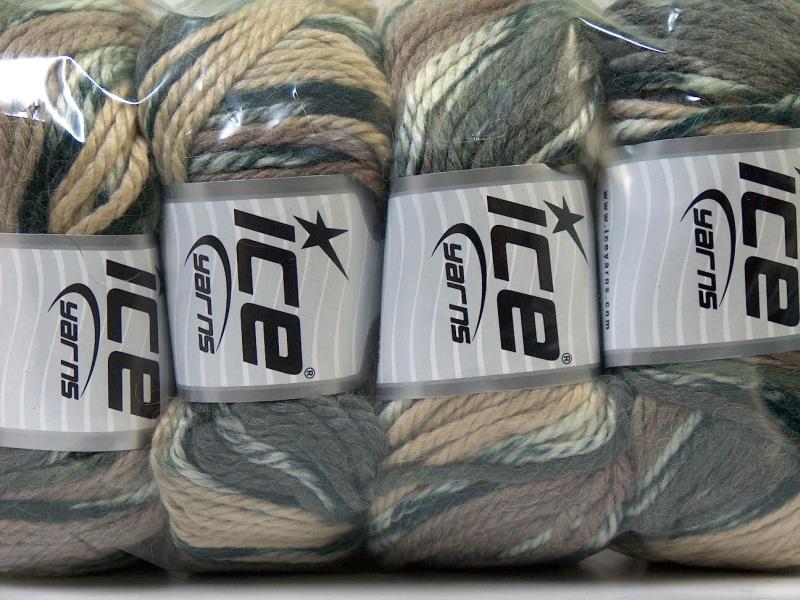 Alpaca Bulky Magic Cream, Grey, Camel