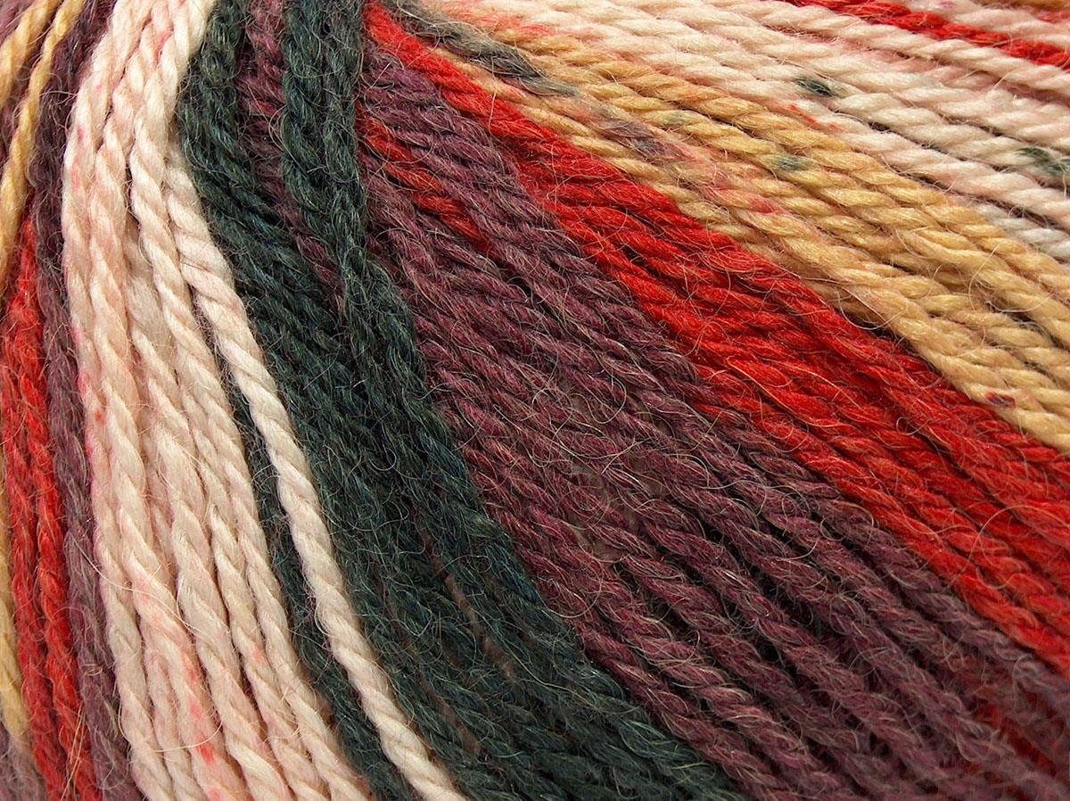 Alpaca Light Magic Red, Lilac, Gold