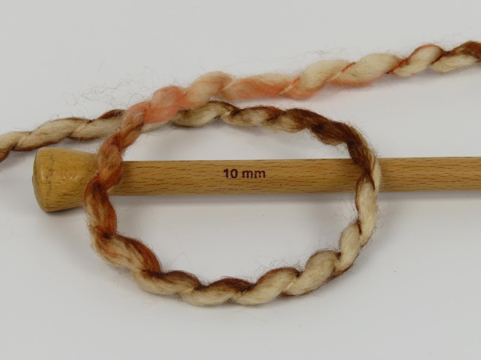 Alpine Wool Color Brown, Cream, Orange