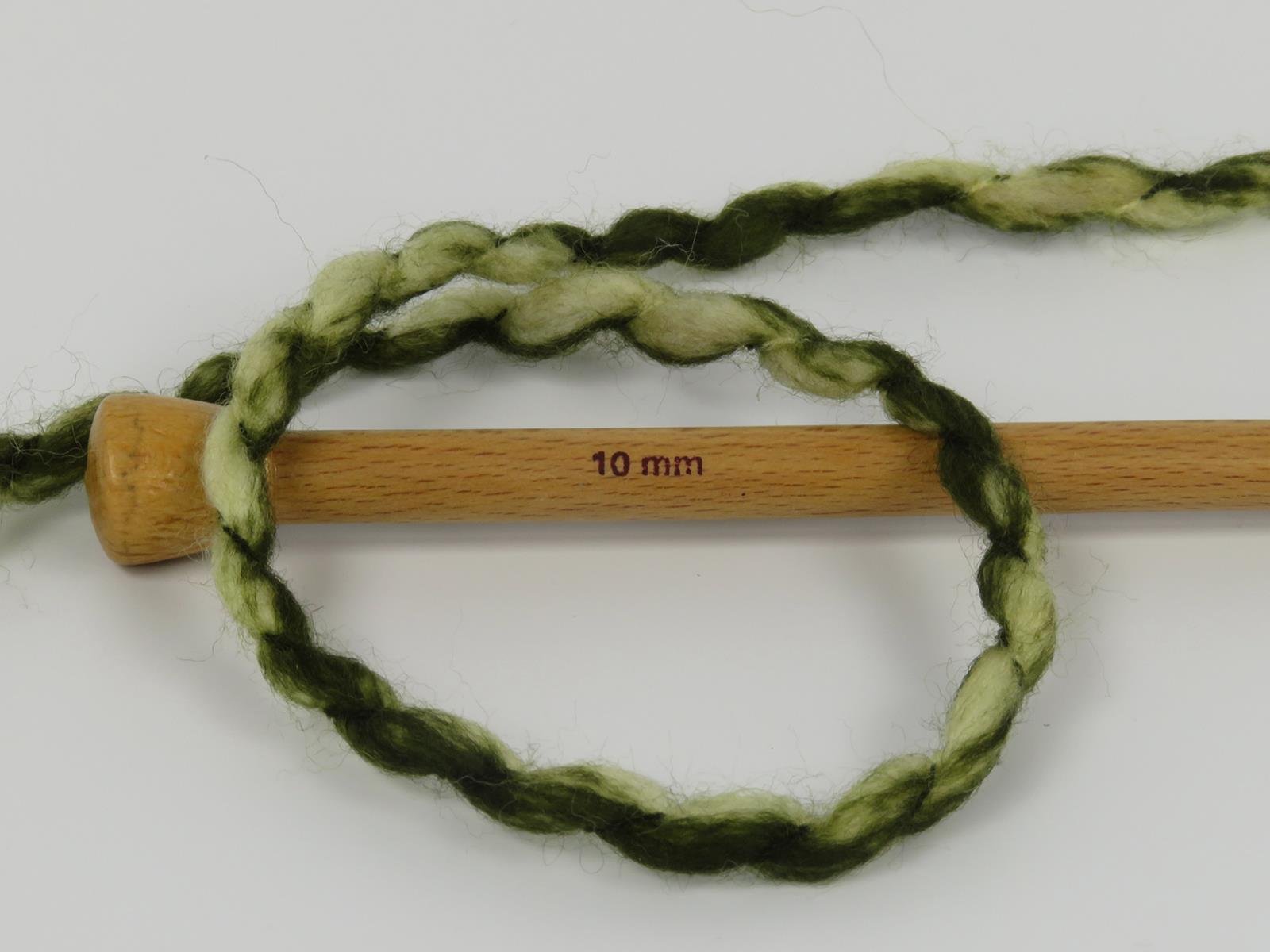 Alpine Wool Color Brown, Green Shades