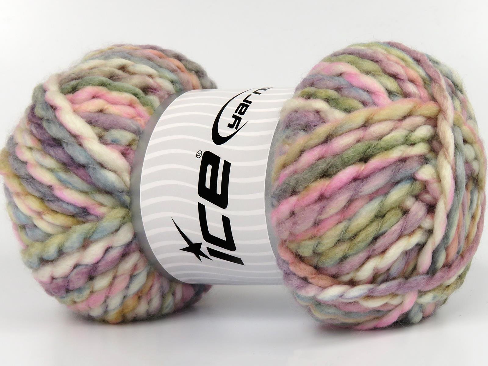 Alpine Wool Color Green, Pink, Blue, White, Lilac