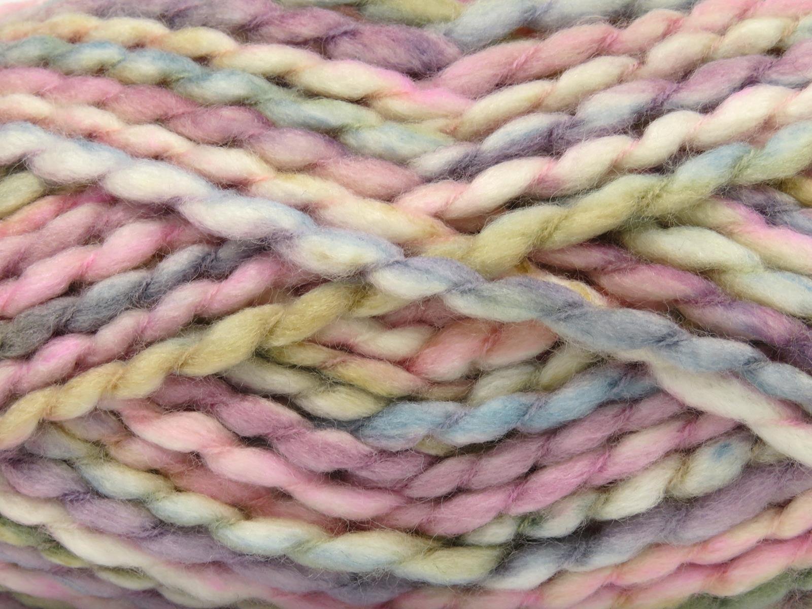 Alpine Wool Color Green, Pink, Blue, White, Lilac