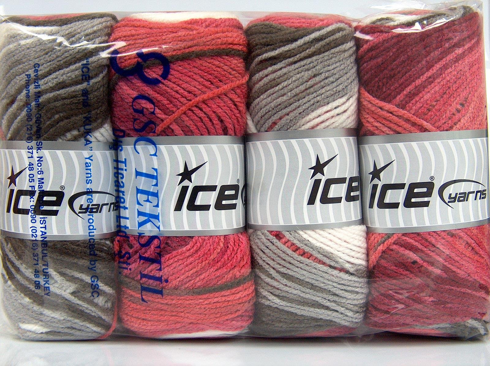 Ambiance Brown, White, Light Grey, Pink Shades