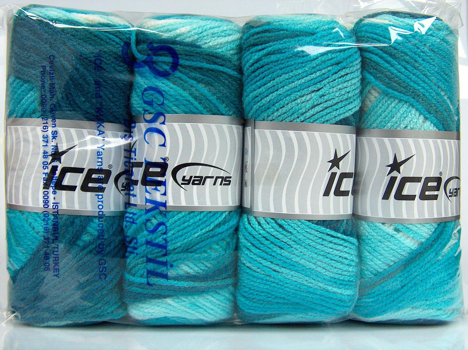 Ambiance White, Turquoise Shades