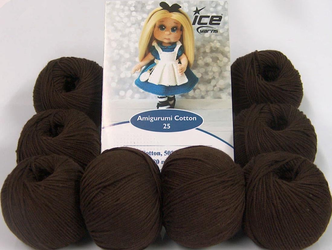 Amigurumi Cotton 25 Dark Brown