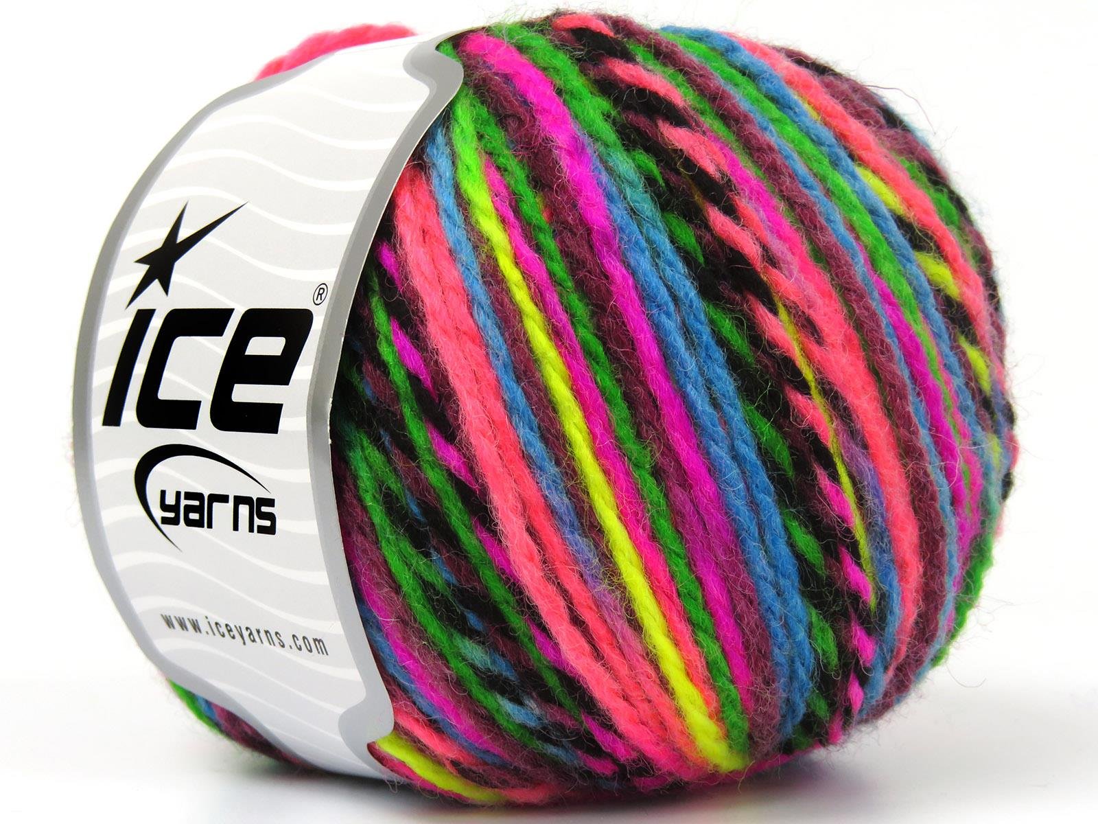 Anatolia Wool Green, Black, Blue, Yellow, Maroon, Pink Shades